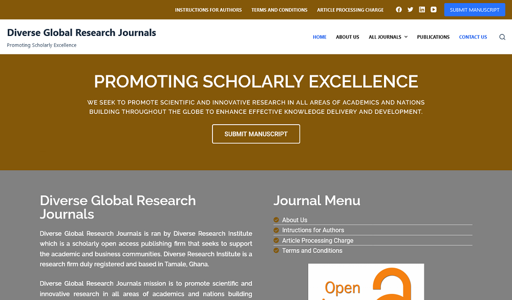 Diverse Global Research Journals